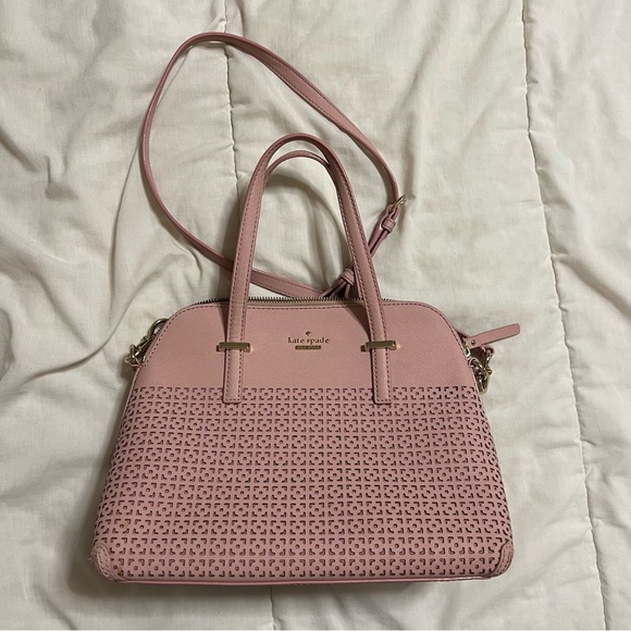 Kate spade pink purse laser cut Maise - Picture 1 of 9